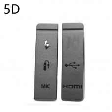 Canon EOS 5D USB HDMI Rubber Dust Door Cover Lid Cap