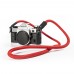 Nylon Rope Camera Shoulder Neck Strap Belt - Red