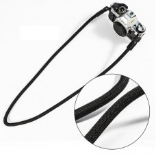 Nylon Rope Camera Shoulder Neck Strap Belt - Black