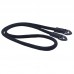 Nylon Rope Camera Shoulder Neck Strap Belt - Black
