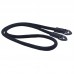 Nylon Rope Camera Shoulder Neck Strap Belt - Black Nylon Rope Camera Shoulder Neck Strap Belt - Black