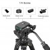 ZOMEI Q310 Professional Aluminum Alloy mini Video phone Camera Tripod 4-Section Extendable live Monopod Max